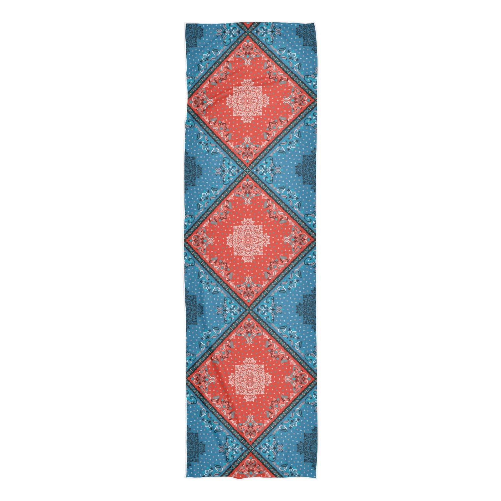 Cooling Sports Towels for Workouts - Quick Dry, Sweat Absorbent, Lightweight & Breathable Gym Towel - Boho Paisley Bandana Design - Perfect for Running, Yoga, and Outdoor Activities