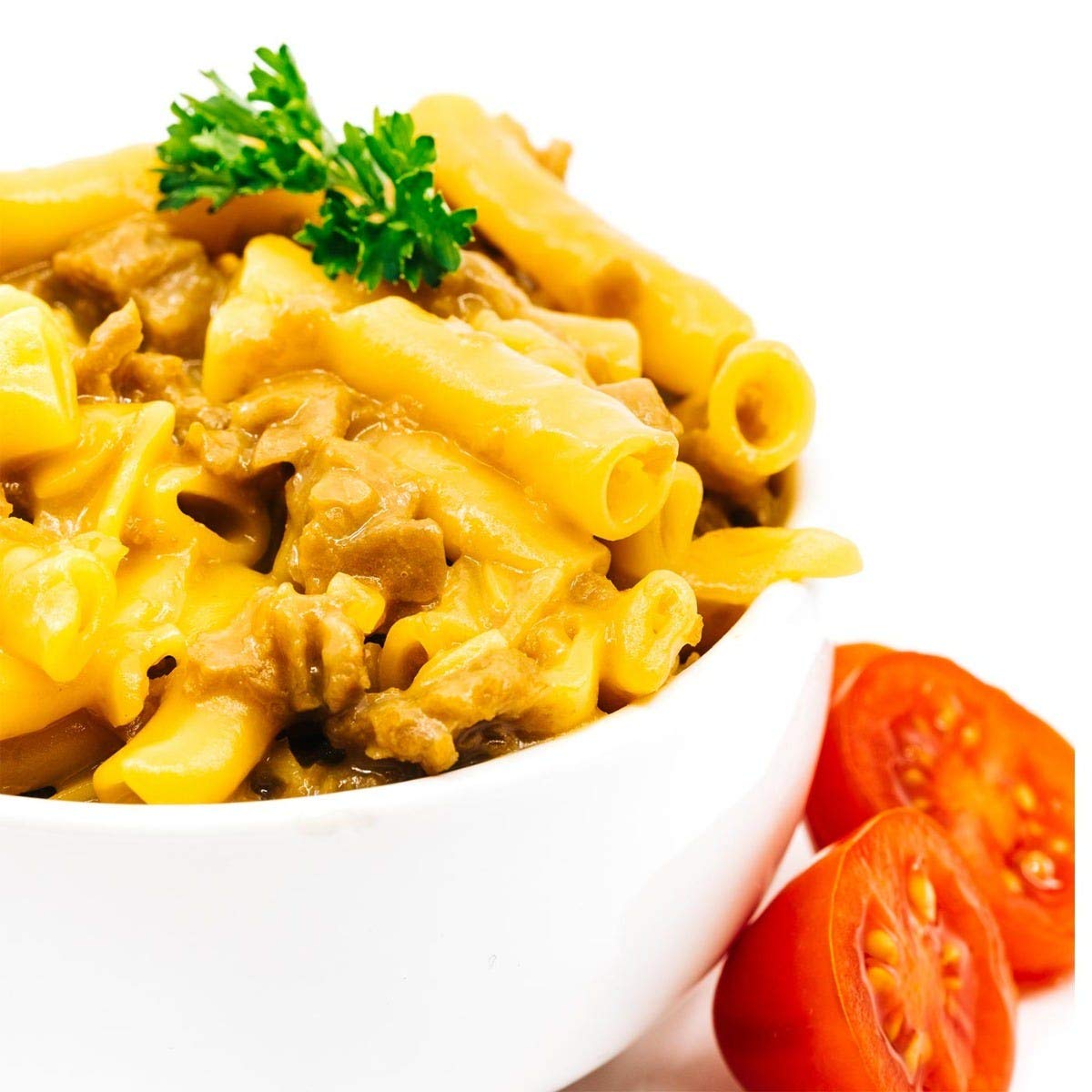 WonderSlim Protein Pasta - Cheese Steak Macaroni, Low Calorie High Protein Pasta (140 Calories, 12g Protein, 7 Pack) | Perfect for Weight Loss, Keto Diet & Healthy Meal Prep
