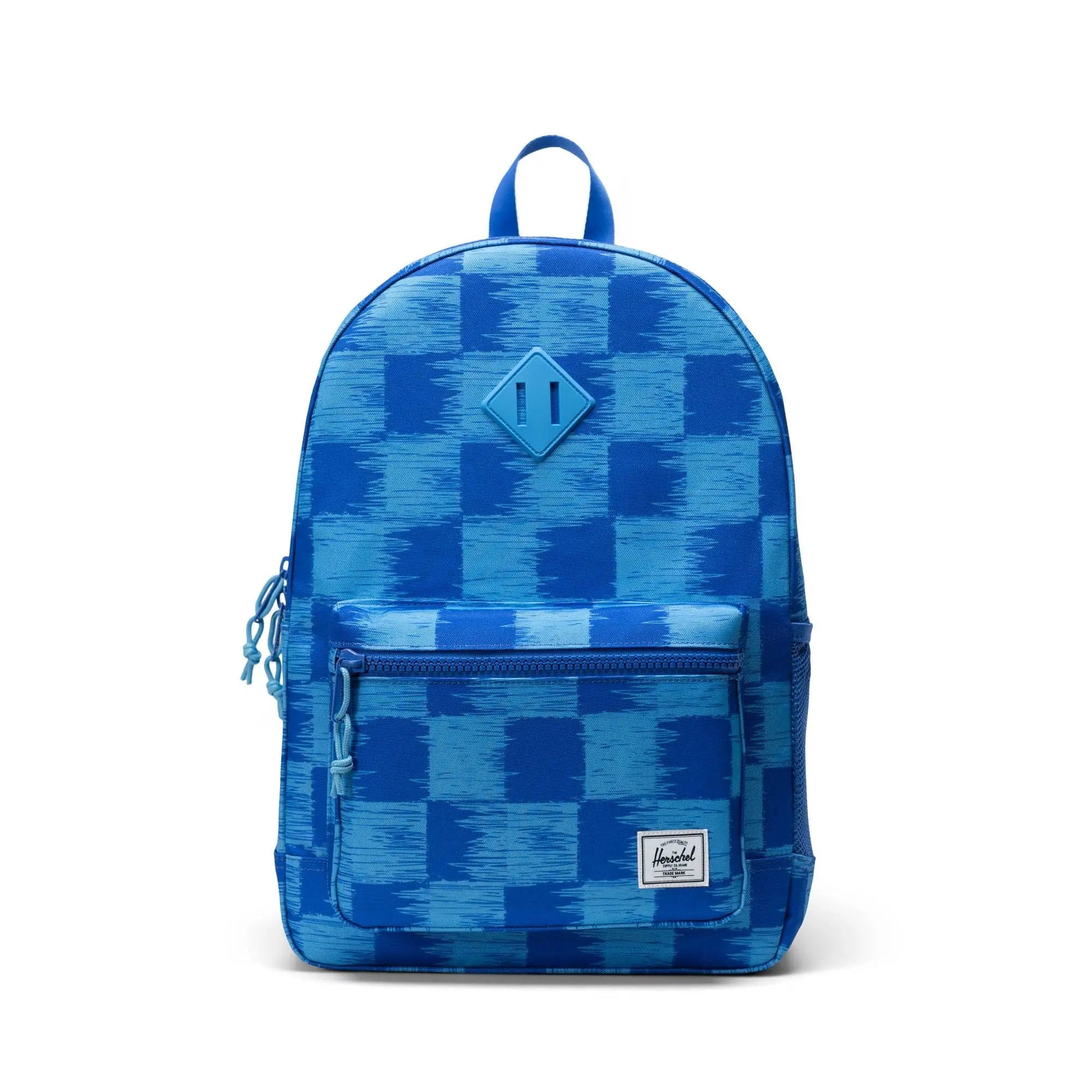 Herschel Check Yourself Dazzling Blue Heritage Youth Backpack - Stylish School & Travel Backpack for Teens, Perfect for Everyday Use, College & Outdoor Adventures