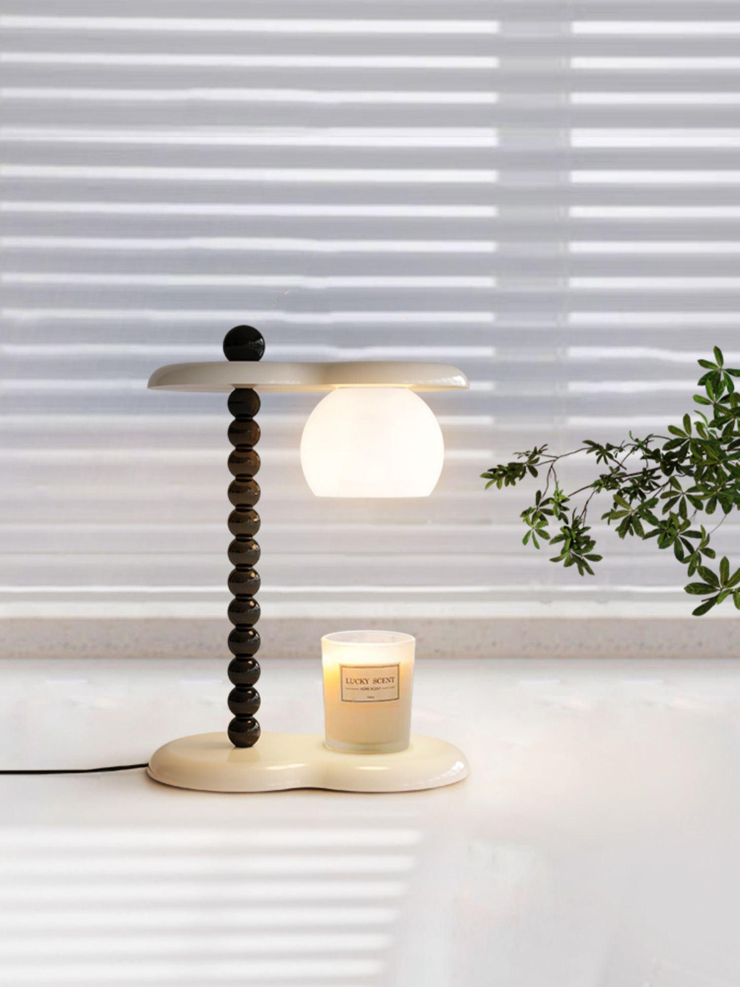 Everalda Modern Metal Table Lamp - Adjustable Brightness LED Desk Light for Bedroom, Office & Living Room - Stylish Home Decor & Reading Light