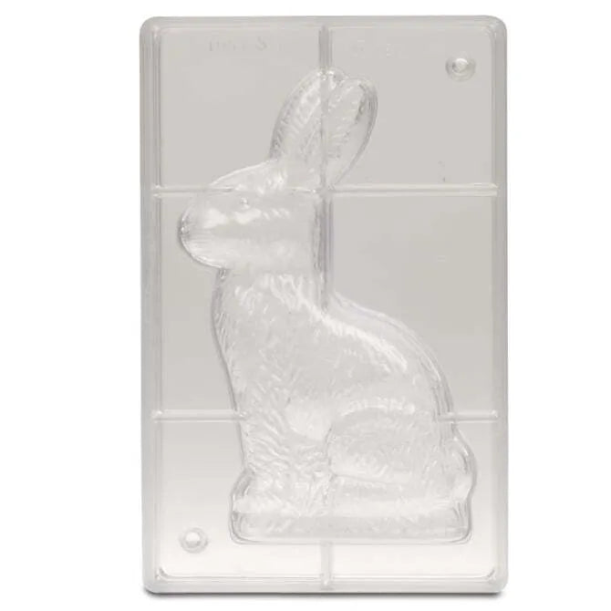 2-Piece Sitting Rabbit Silicone Mold for Baking, Candle Making & DIY Crafts - Perfect for Easter, Cake Decorating & Home Decor