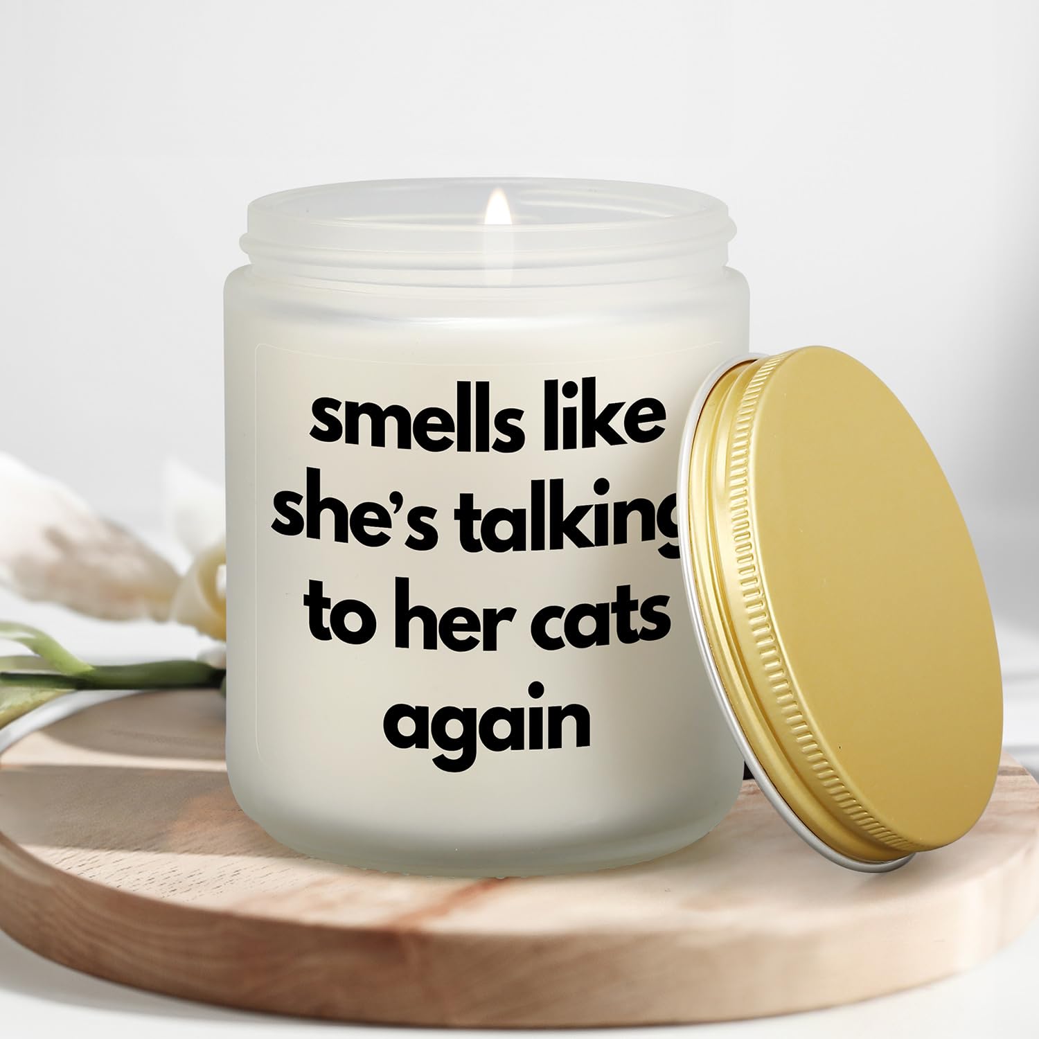 Funny Cat Gifts for Women - Unique Cat Mom & Cat Lover Presents - Perfect Christmas, Birthday Gifts for Crazy Cat Ladies, Daughters, Sisters, Wives & Friends - Great for Cat Owners & Enthusiasts - Ideal for Home Decor, Office Gifts & Special Occasions