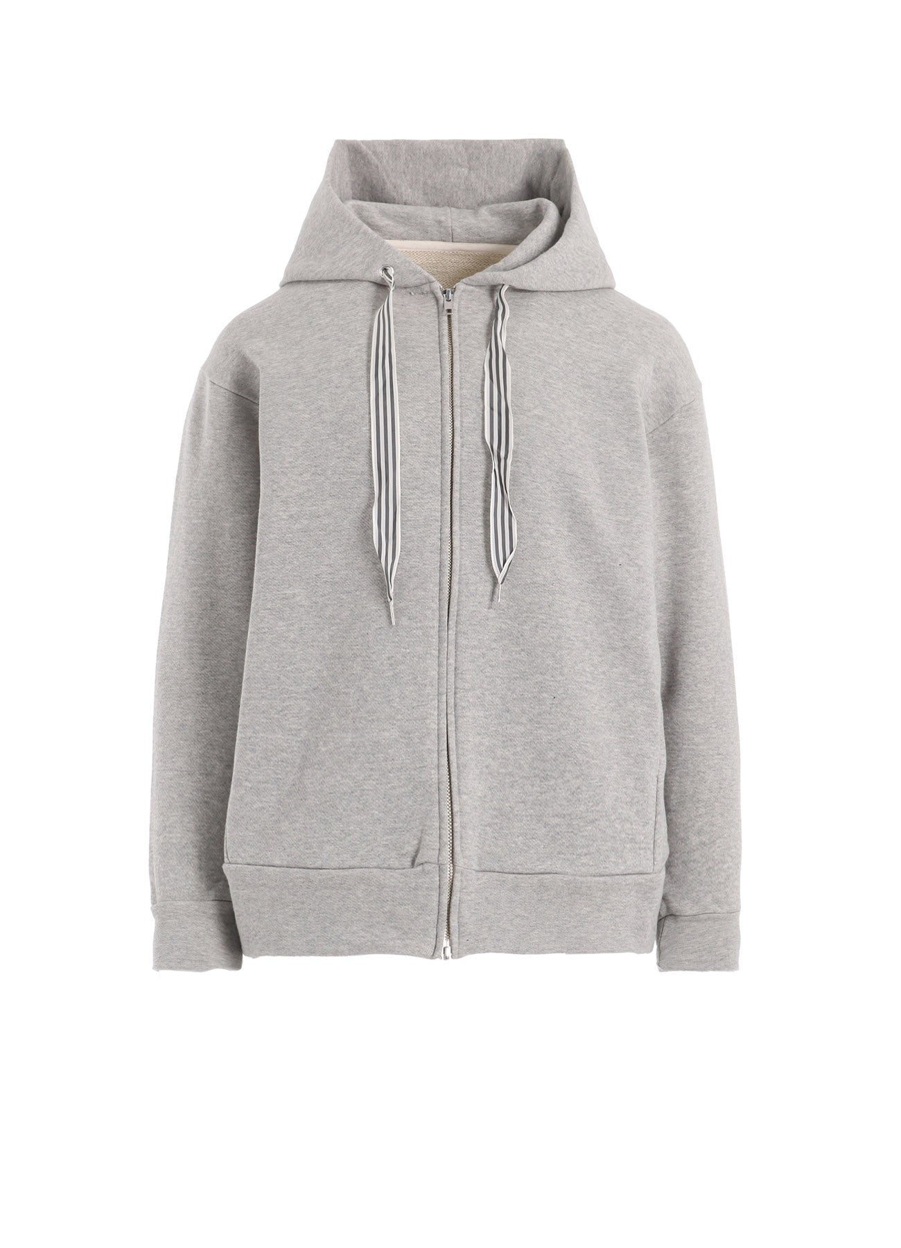 Cozy Cotton Fleece Hoodie with Striped Ribbon Trim - Perfect for Casual Wear, Loungewear & Outdoor Activities