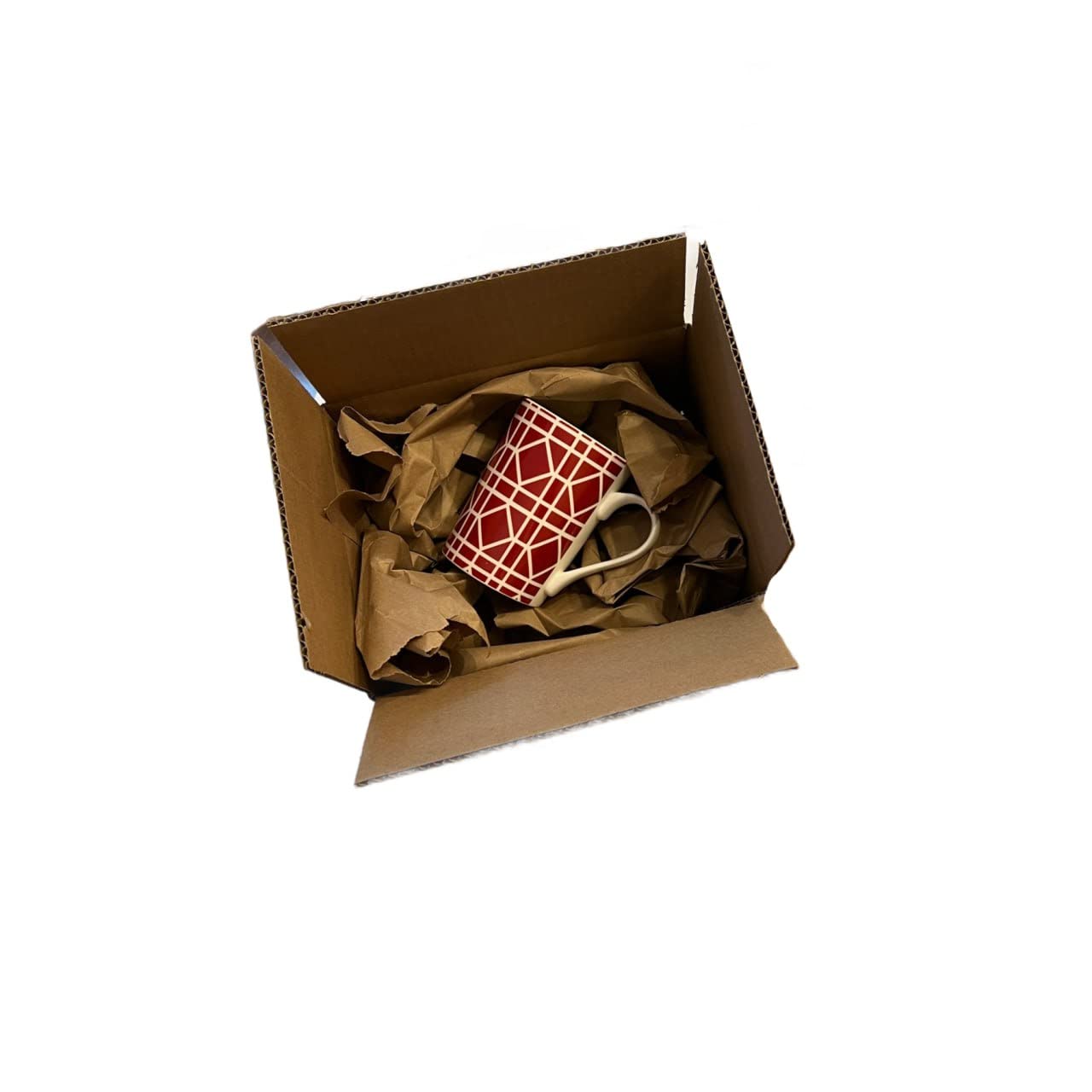 100 Pack 10x10x10 Inch Corrugated Cardboard Shipping Boxes - Small Mailing & Packing Boxes for Ecommerce, Storage & Gift Packaging