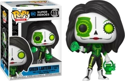 DC Super Heroes Green Lantern Jessica Cruz Funko Pop! Vinyl Figure #411 - Collectible Gift for Comic Fans, Perfect for Display & DC Merchandise Collections