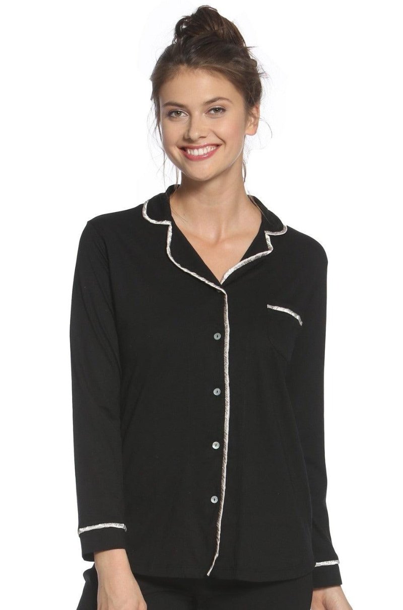 Cozy Women's Long Sleeve Pajama Set - Soft Cotton Sleepwear for Winter Nights - Perfect for Lounging, Sleepovers & Relaxing at Home