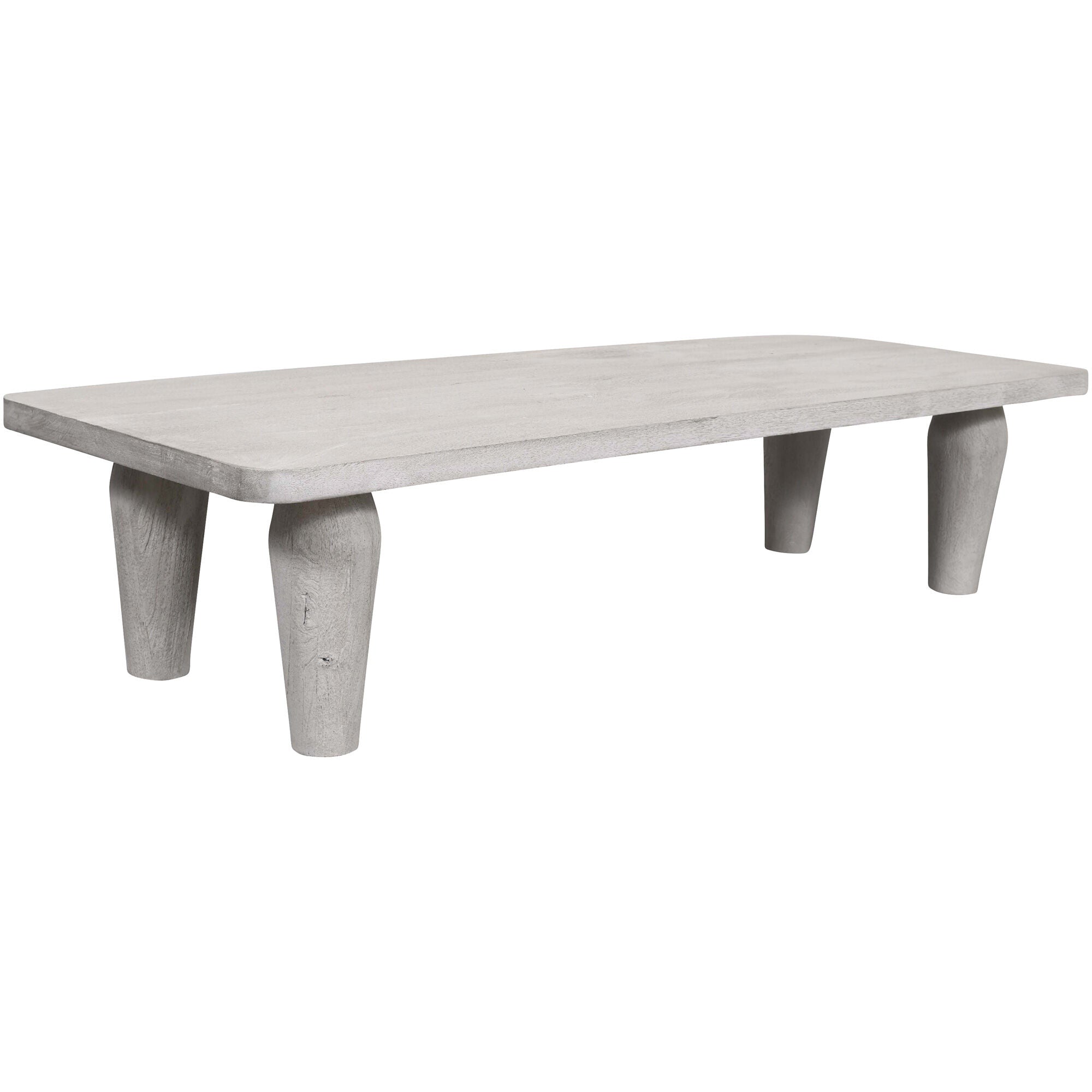 Origins Modern Rectangular Coffee Table - Solid Wood Living Room Furniture for Small Spaces - Perfect for Apartments, Condos & Cozy Homes