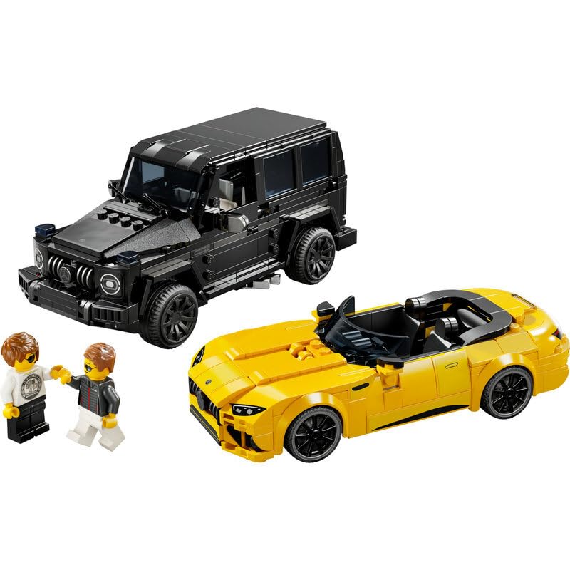 LEGO Speed Champions 76924 Mercedes-AMG G 63 & SL 63 Building Kit + 76909 F1 W12 E Performance & Project One - Collector's Car Model Sets for Kids & Adults - Perfect for Display, Racing Play & Gift Giving