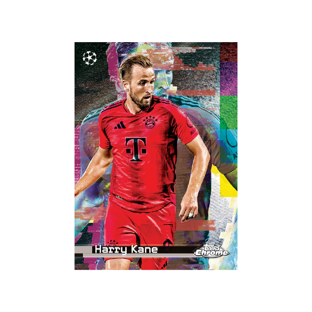 2024-25 Topps Chrome UEFA Club Competitions Jumbo Trading Card Box - Collectible Soccer Cards for Fans & Investors | Perfect for Sports Memorabilia Collections & Fantasy League Enthusiasts