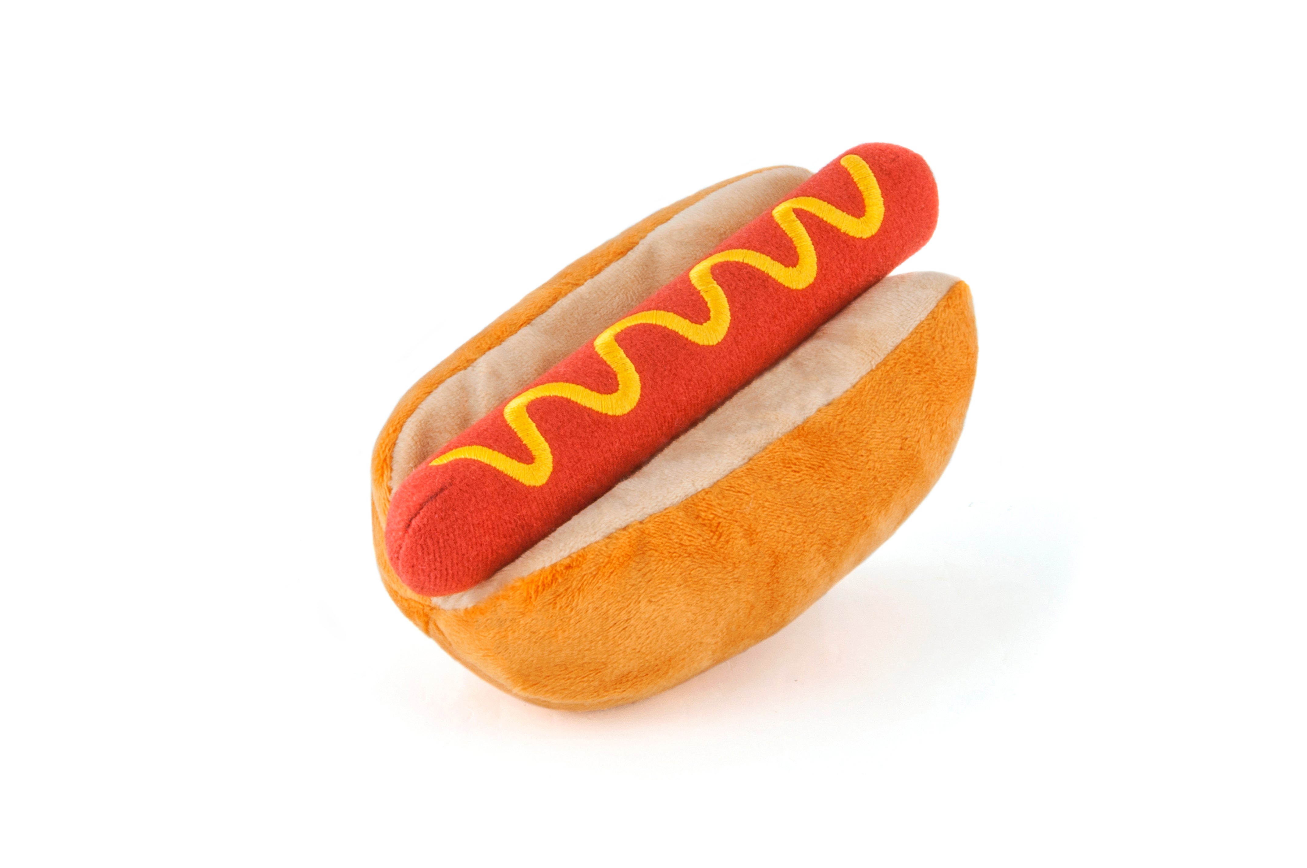 American Classic® Hot Dog Plush Dog Toy by Pet P.L.A.Y. - Durable Chew Toy for Small & Large Dogs - Perfect for Fetch, Tug-of-War & Cuddling