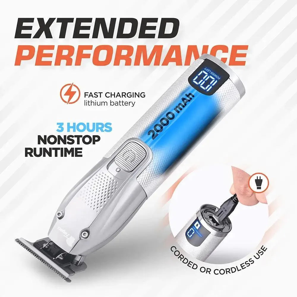 Precision Hair Trimmer for Men - Professional Beard & Mustache Grooming Kit with Adjustable Settings - Perfect for Home, Travel & Salon Use