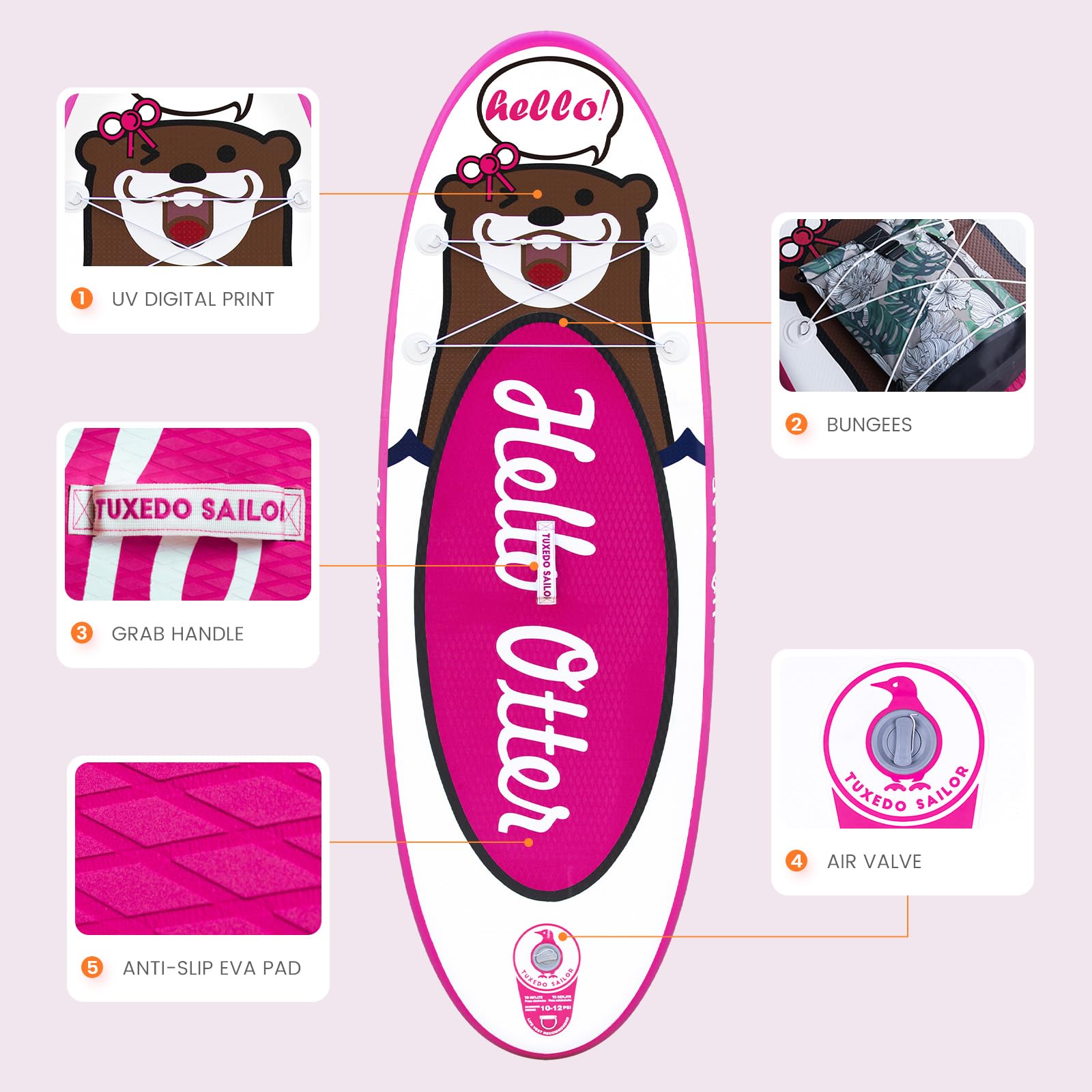 Premium Inflatable Stand Up Paddle Board for Adults & Kids - Lightweight SUP with Paddle, Pump, Leash & Carry Bag - Perfect for Lakes, Rivers & Ocean Surfing