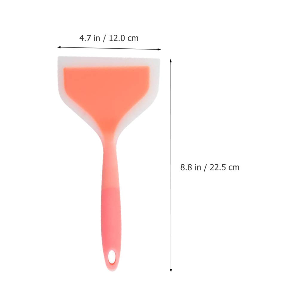DOITOOL 2-Pack Silicone Fish Spatulas - Heat-Resistant Kitchen Cooking Utensils for Flipping, Scraping & Serving - Non-Stick Safe for Pans - Perfect for Grilling, Baking & Home Kitchen Use