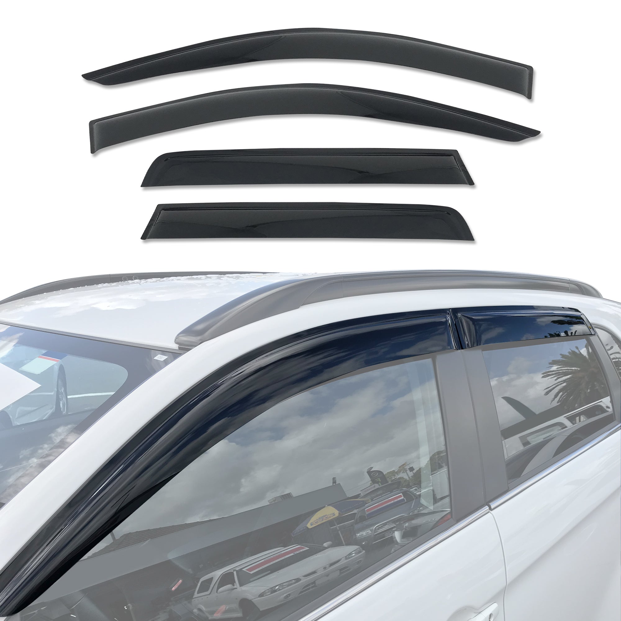 Peugeot 4008 Weather Shields (2012-2016) - Car Window Rain Guards & Wind Deflectors for All-Weather Protection