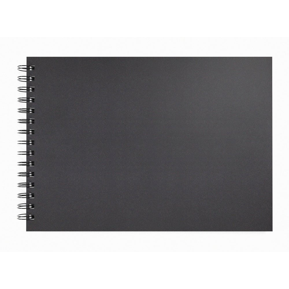 Premium A4 Landscape Sketchbook - 80 Pages (40 Sheets) 150gsm White Paper for Artists, Drawing & Sketching | Perfect for Travel, Studio & Outdoor Use
