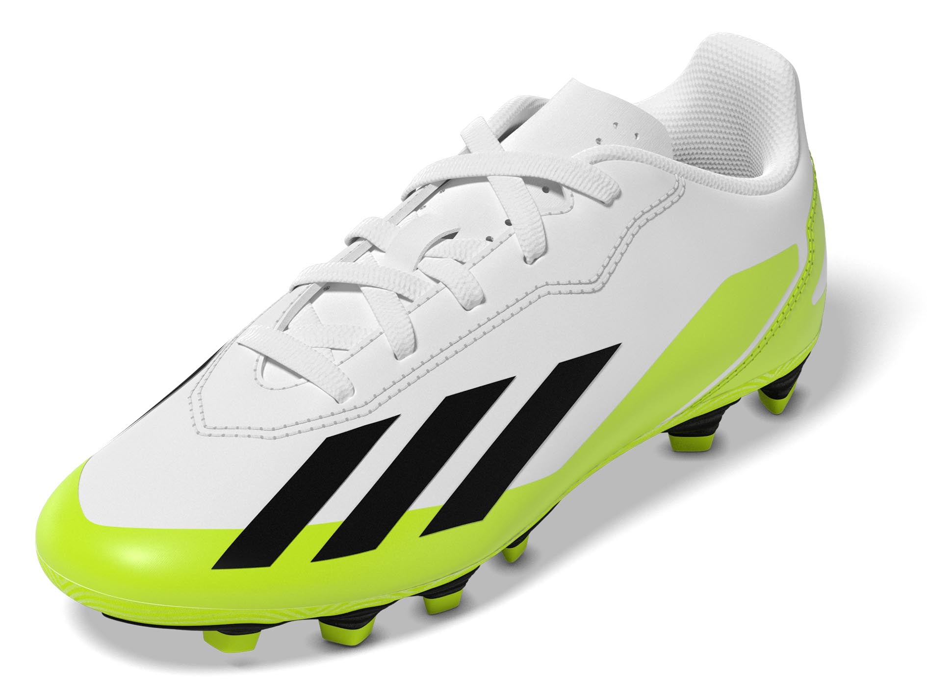 Adidas Kids XCrazyfast.4 FXG J Soccer Cleats - Lightweight & Durable for Youth Players - Perfect for Turf & Grass Fields