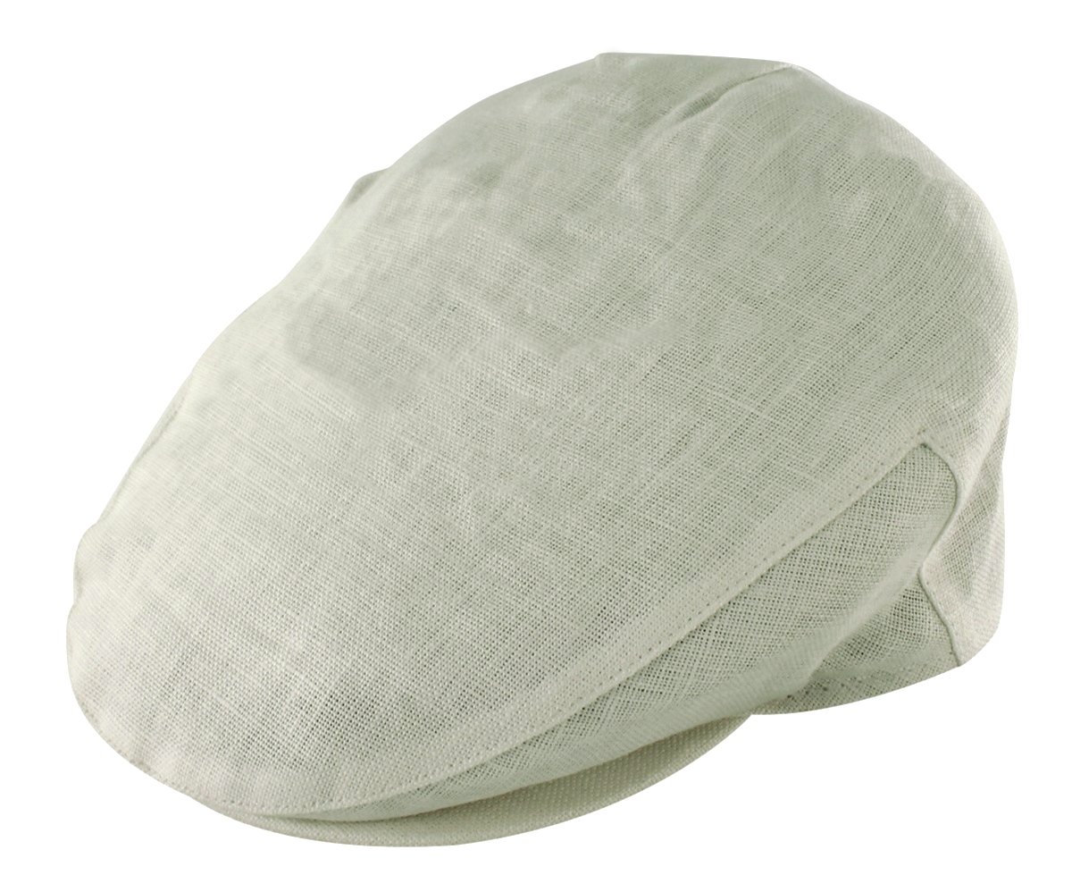 Authentic Irish Linen Cap for Men & Women - Classic Millinery Hat for Summer, Outdoor, and Special Occasions