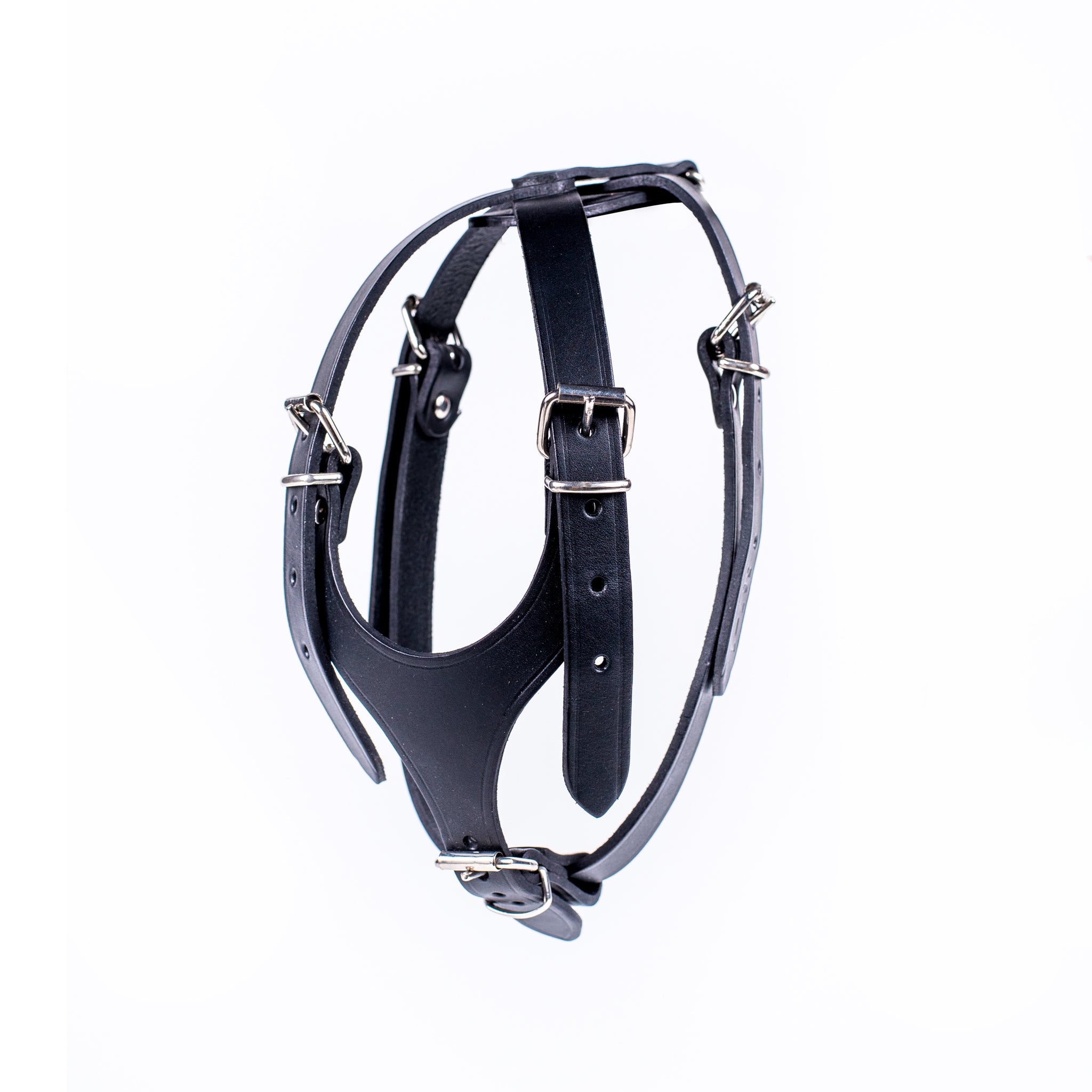 Premium European Leather Dog Harness for Small & Medium Breeds - Adjustable, Durable & Comfortable for Daily Walks, Training & Outdoor Adventures