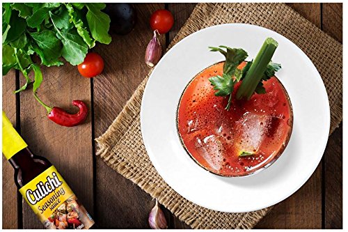 Authentic Mexican Salsa Culichi (TM) - Habanero Hot Sauce, Seafood Seasoning Sauce with Chiltepin 
