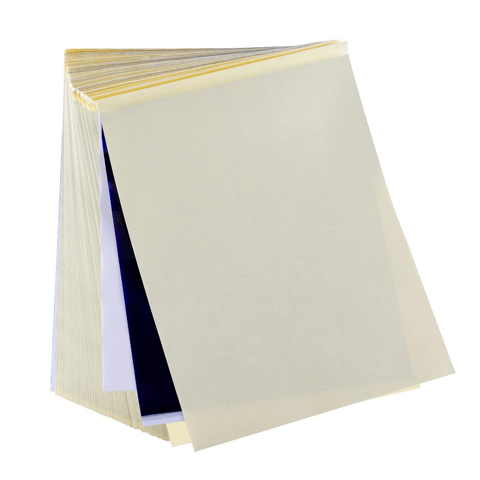 Premium Tattoo Transfer Paper 100 Sheets - Thermal Stencil Paper for Professional Tattoo Artists - A4 Size Skin Safe Tattoo Supplies - Perfect for Tattoo Studios, Home Practice & Body Art Designs