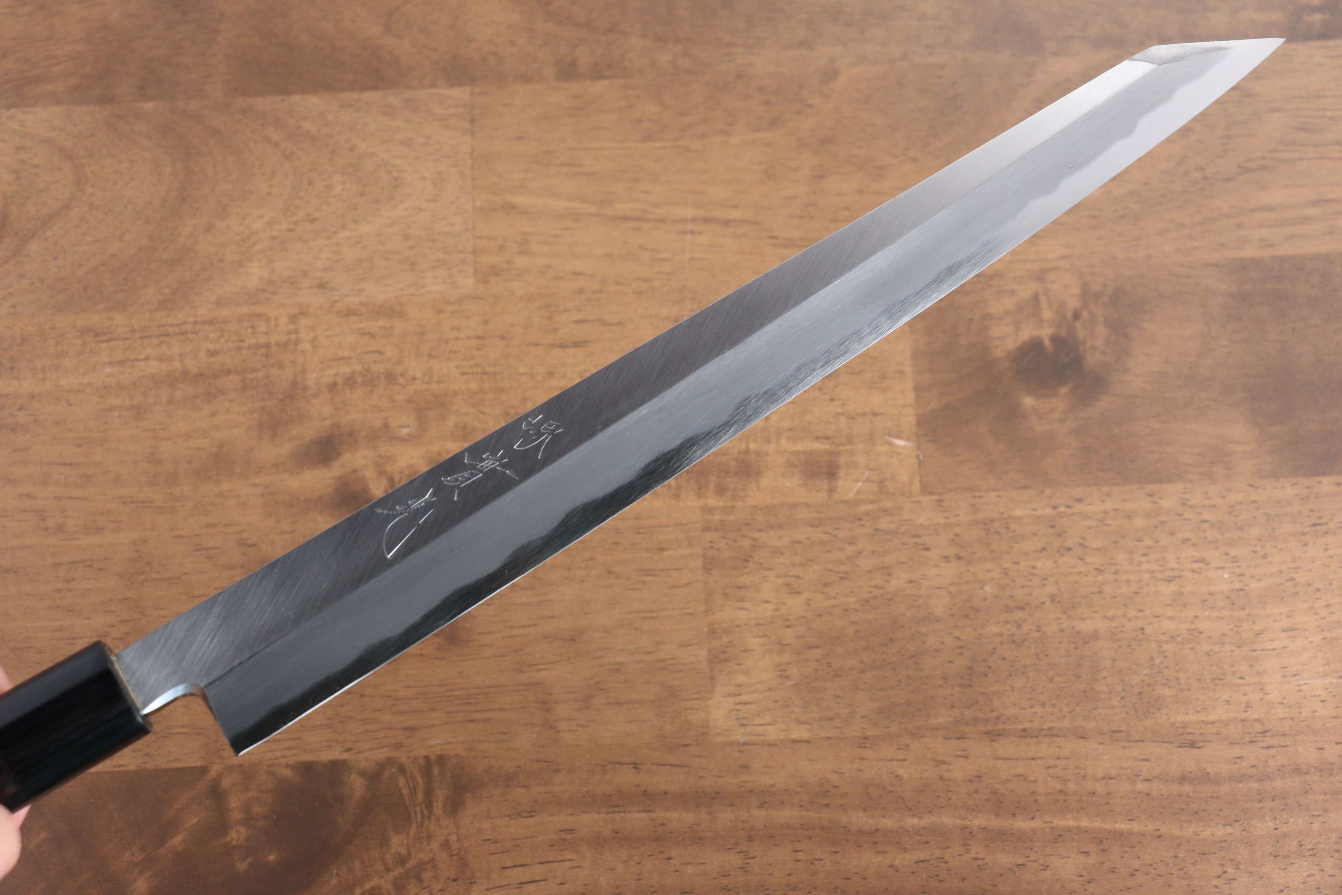 Premium Jikko White Steel No.2 Kiritsuke Yanagiba 300mm - Japanese Chef Knife with Ebony Handle for Sushi, Sashimi & Precision Cutting - Professional Kitchen & Home Cooking Essential