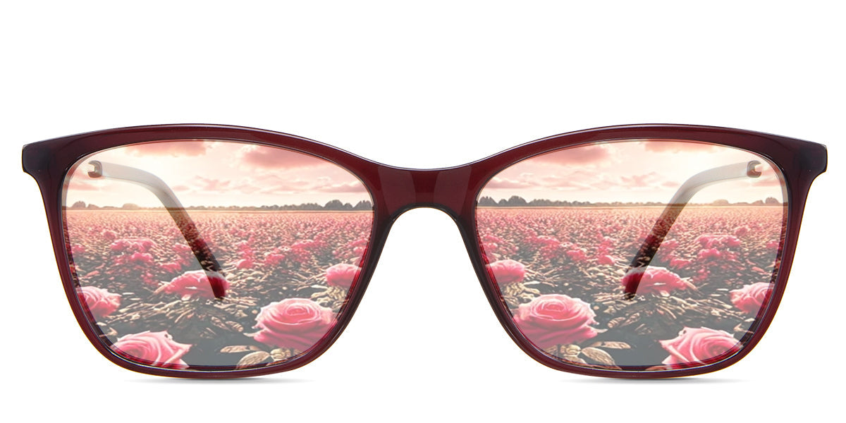 Elle Women's Prescription Tinted Glasses - Stylish & UV Protection for Everyday Wear, Reading, and Outdoor Activities