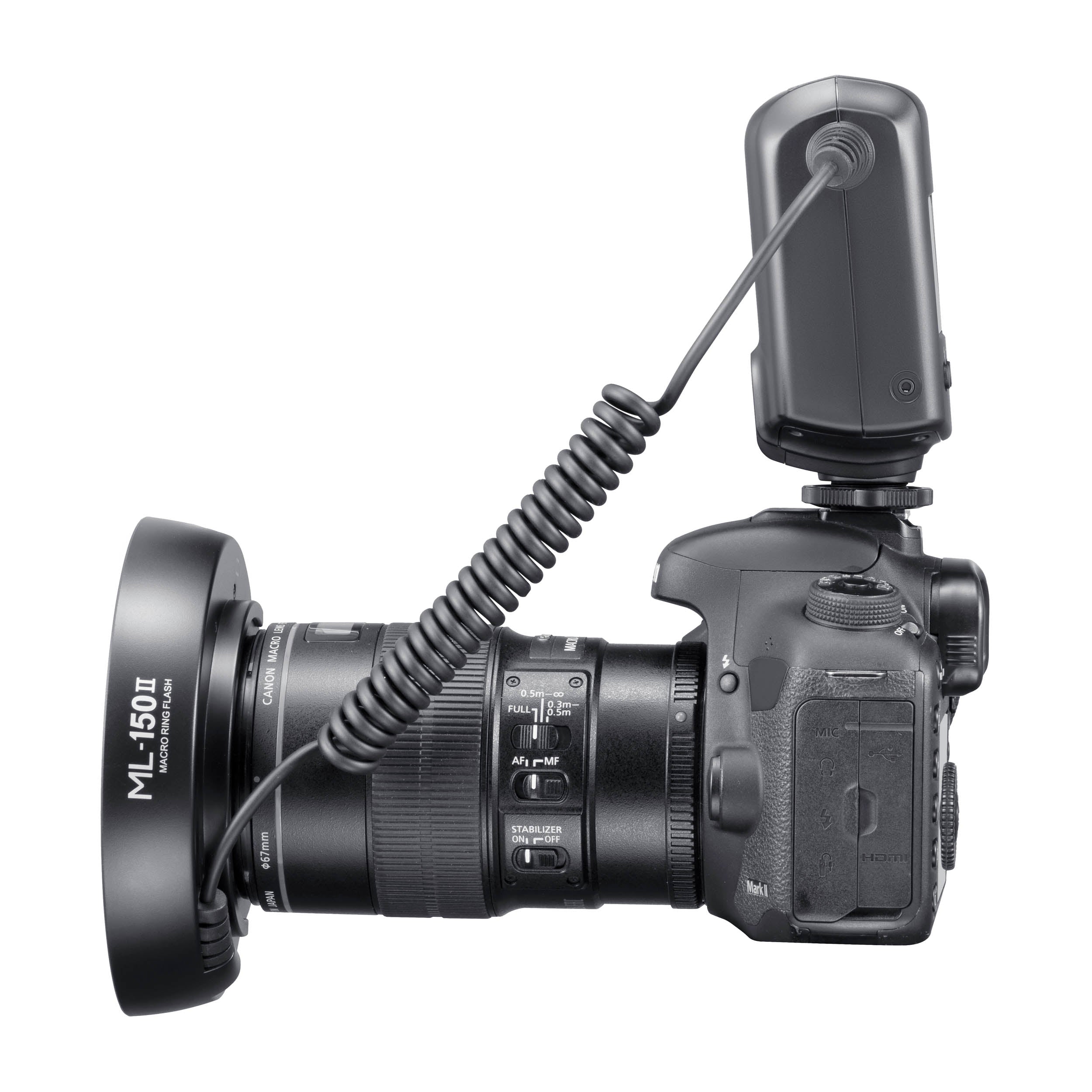 ML 150 II Macro Ring Flash with 8 Lens Adapters for DSLR Cameras - Perfect for Jewelry, Insect & Flower Photography Close-Up Shots