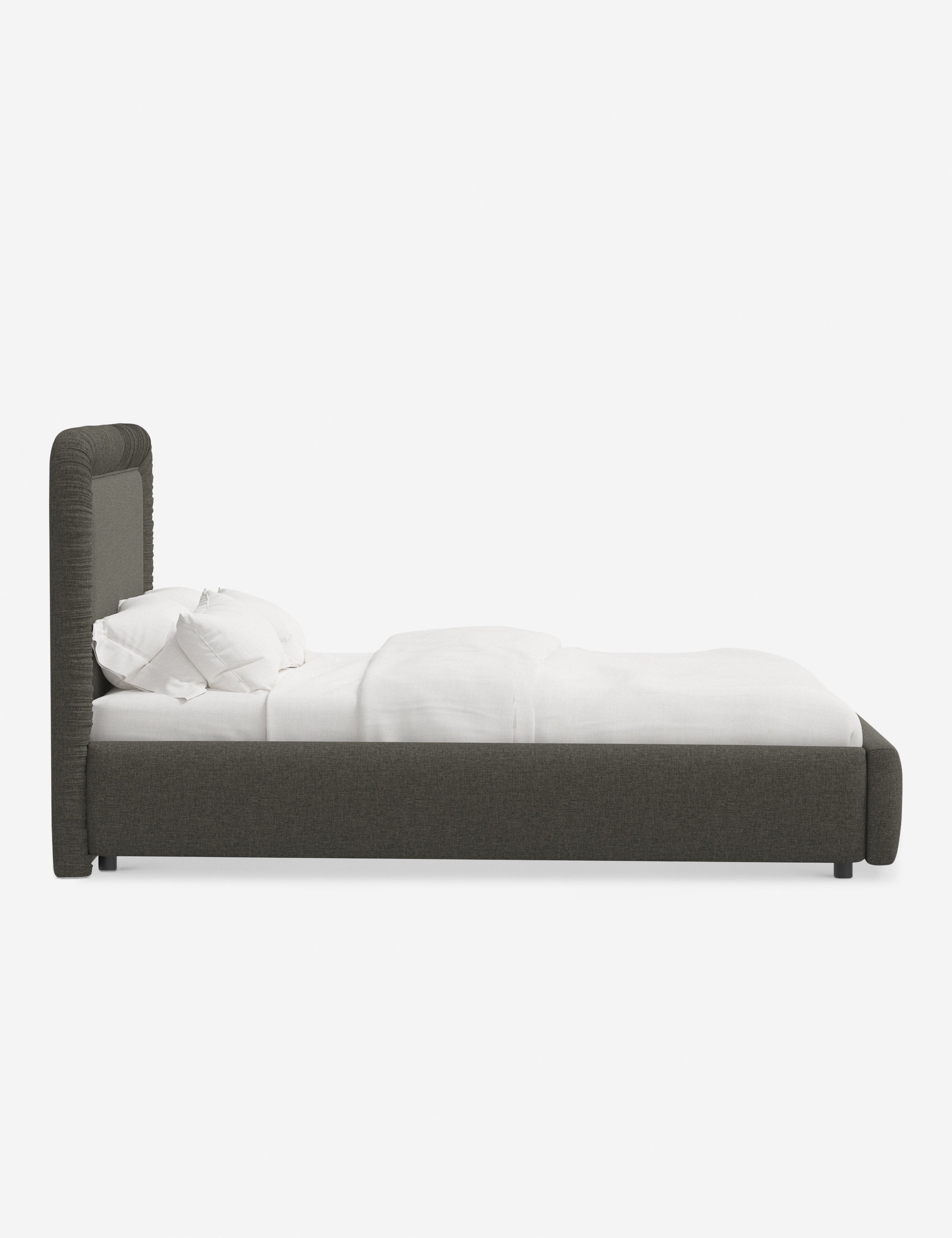 Courtet Platform Bed Frame - Queen Size, Modern Minimalist Wooden Bed with Sturdy Slat Support - Perfect for Bedroom, Guest Room, and Small Space Living
