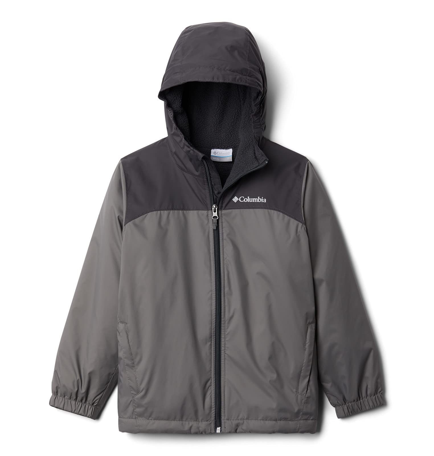 Columbia Boys' Glennaker Sherpa Lined Jacket - Warm Fleece-Lined Winter Coat for Kids, Water-Resistant Outdoor Jacket for Hiking, Camping & Snow Play