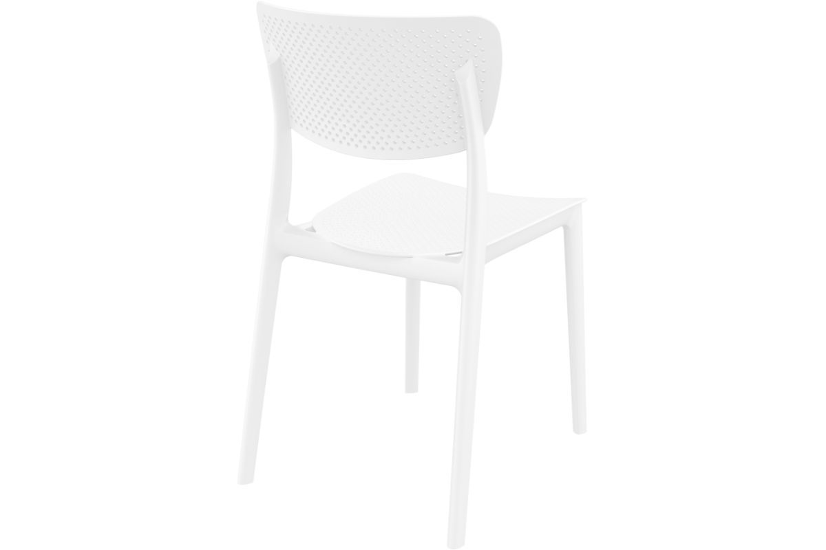 Stackable Lucy Dining Chair - Indoor/Outdoor Use for Restaurants, Cafes, and Home Patios | Durable & Stylish Seating Solution
