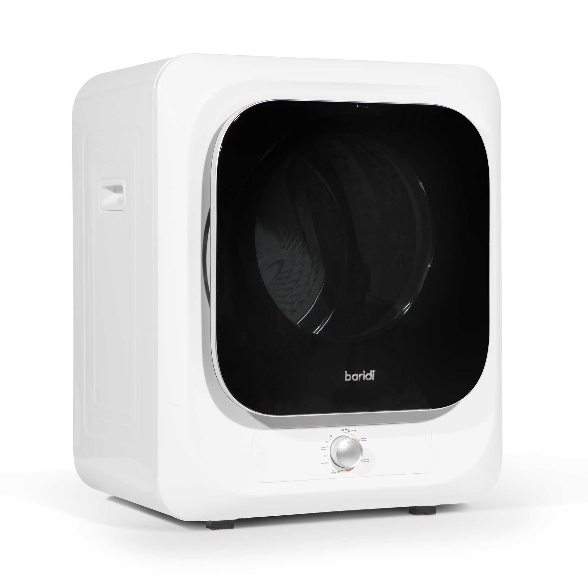 Mini Tabletop Tumble Dryer - 2.5kg Portable Countertop Clothes Dryer with Wall Mount Brackets | Perfect for Apartments, RVs & Small Spaces | Fast Drying & Energy Efficient