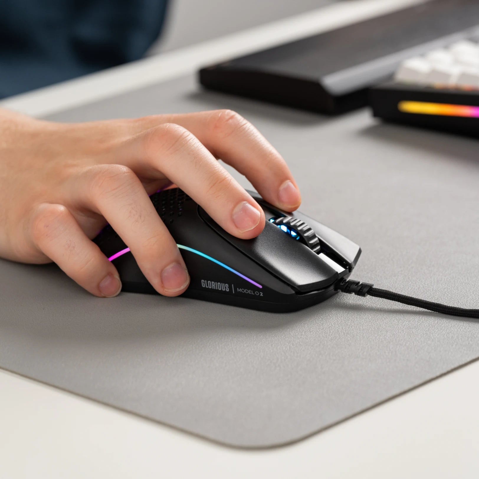 Glorious Model O 2 Wired Gaming Mouse - Ultra Lightweight, RGB Lighting, High Precision Sensor - Perfect for FPS, MOBA, and Esports Gaming
