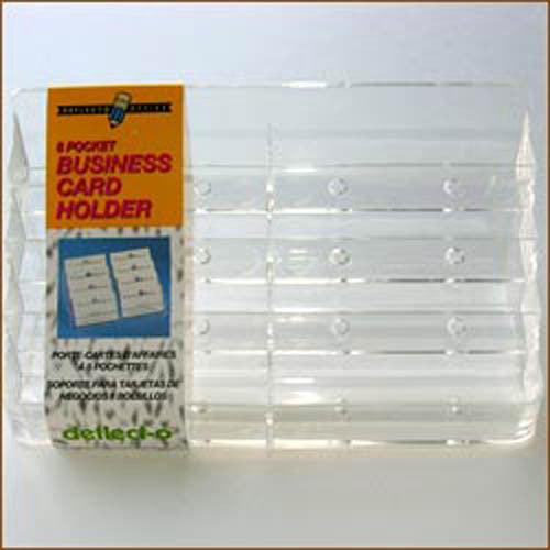 8-Slot Countertop Card Holder - Organize Credit Cards, Business Cards & IDs - Perfect for Home, Office & Retail Stores