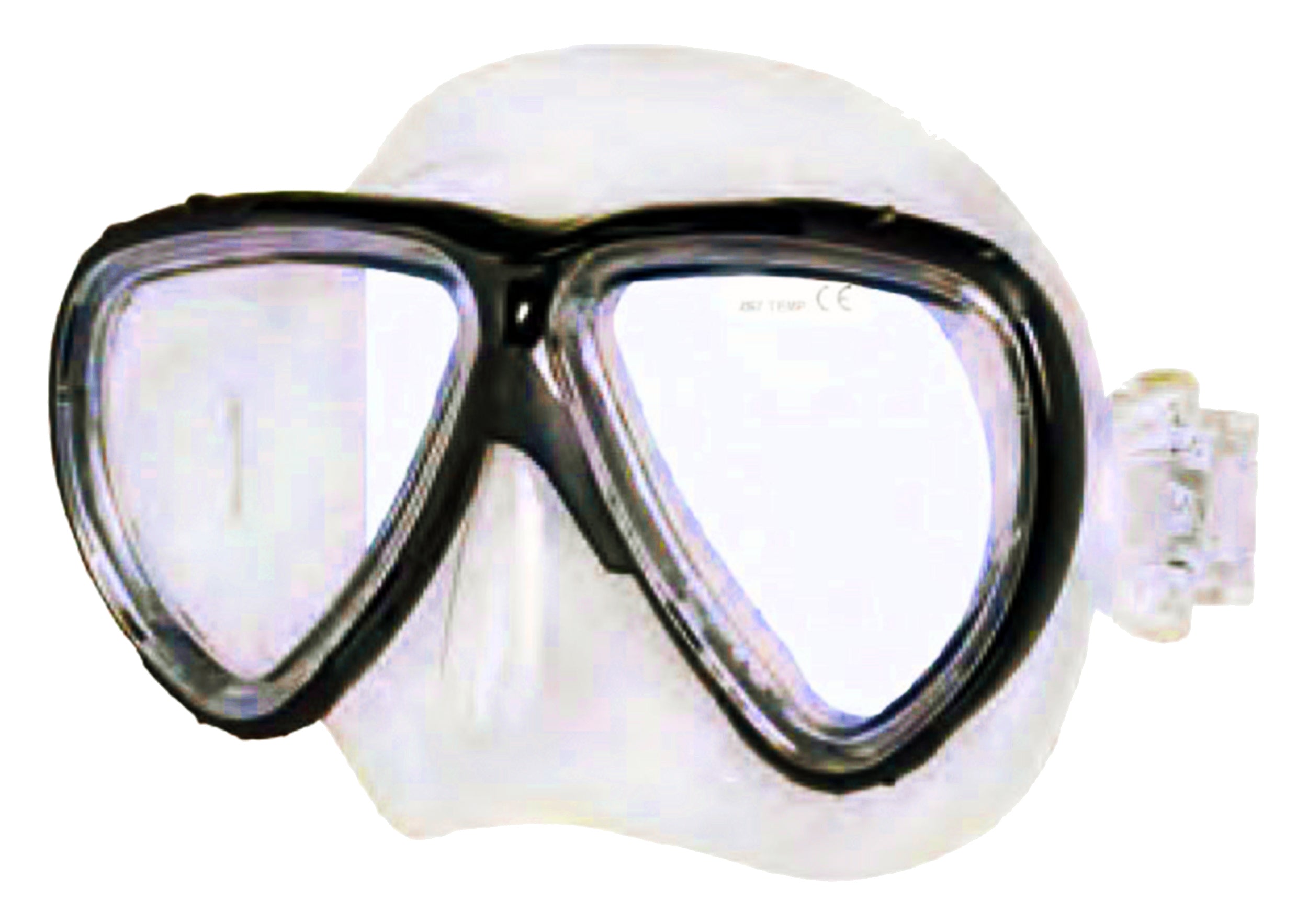 Beaver Black/Clear Challenger Silicone Mask - Realistic Animal Costume for Halloween, Cosplay & Theatrical Performances