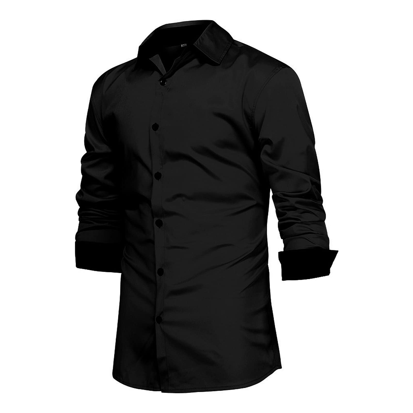 Men's Casual Button Down Dress Shirts - Long Sleeve Regular Fit Oxford Business Shirts for Work & Western Style | Perfect for Office, Weddings & Formal Events