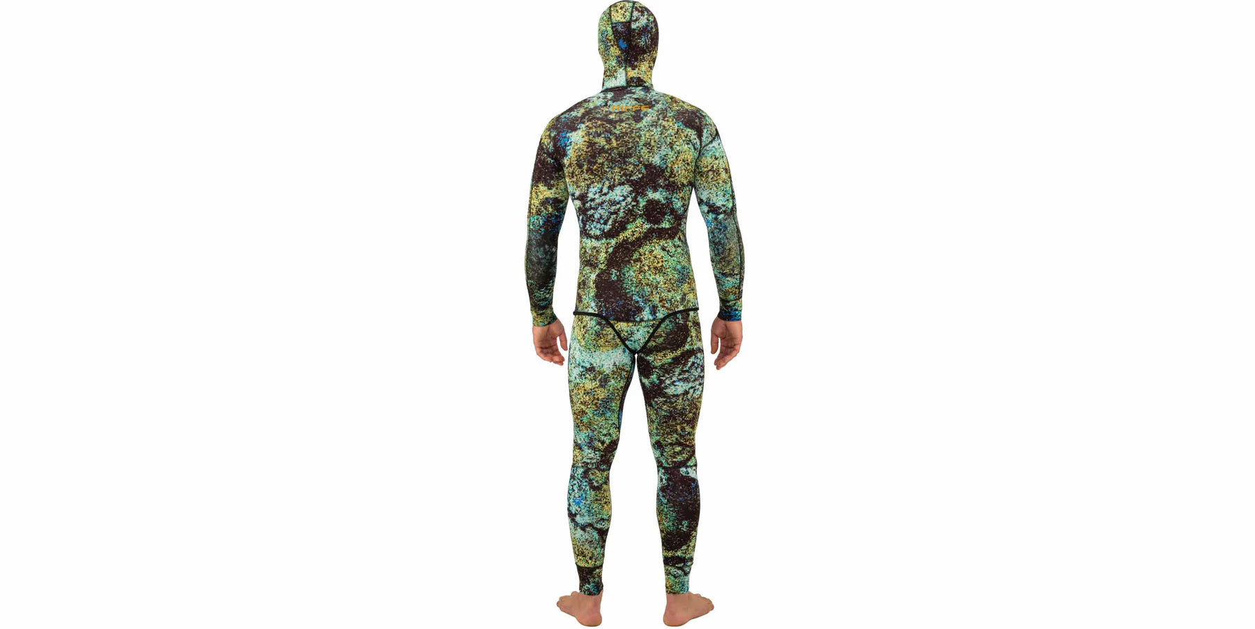 Riffe DIGI TEK Camo Wetsuit for Men - 3.5mm Neoprene Scuba Diving & Spearfishing Gear - Perfect for Warm Water Adventures & Underwater Hunting