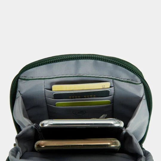 Travelon Anti-Theft Metro Stadium Mini Crossbody Bag - Secure & Stylish for Travel, Commuting & Outdoor Adventures