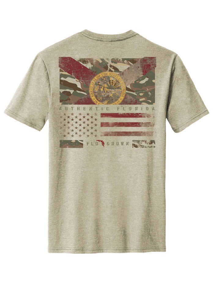 FloGrown FGM 1794 Authentic Men's T-Shirt - Soft Cotton Tan Tee for Casual Wear & Everyday Comfort | Perfect for Street Style, Weekend Outfits and Layering