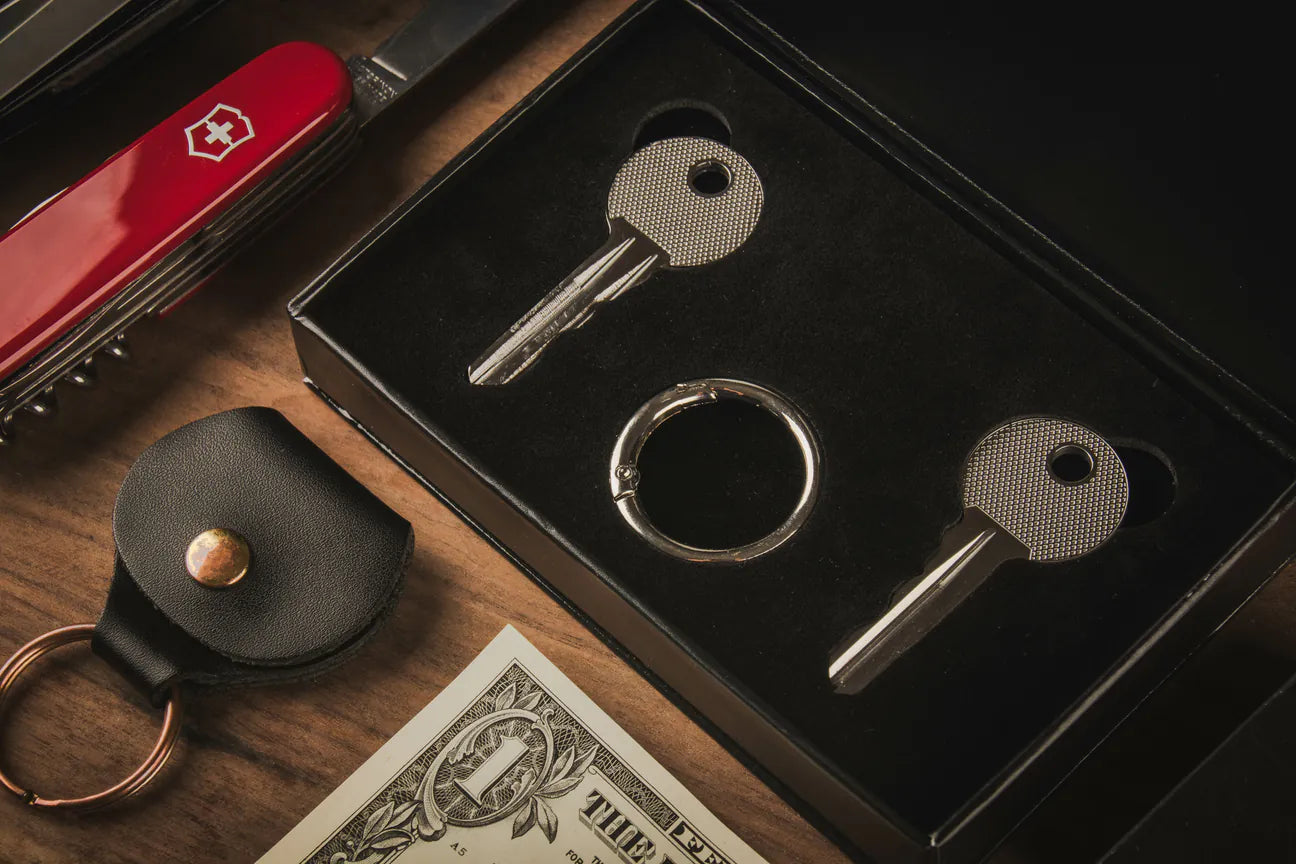 Swiss Key - Premium Multi-Tool Keychain for Everyday Carry (EDC), Camping, Hiking & Survival Gear - Compact & Durable Stainless Steel Design
