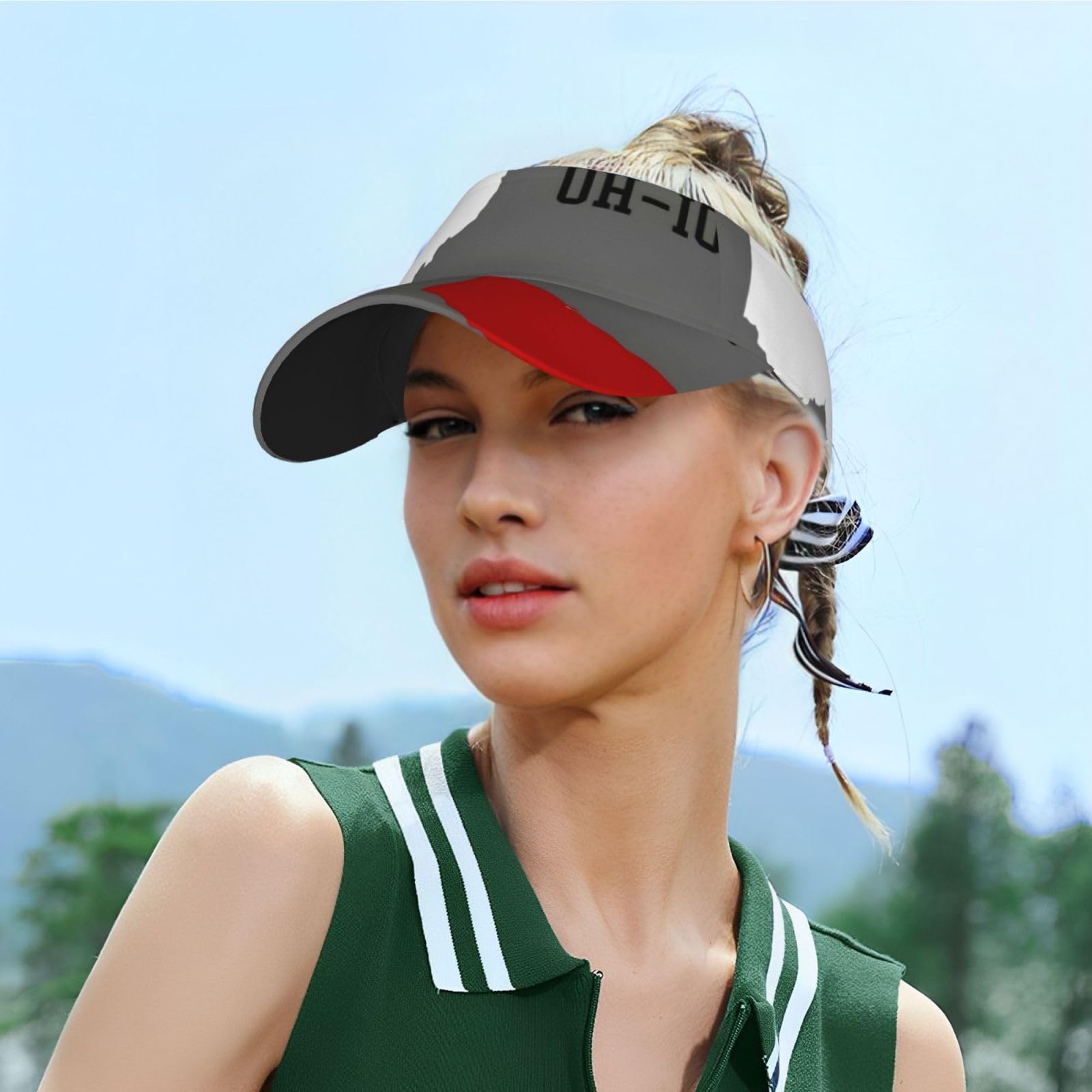 Potato Sport Sun Visor Hat - Adjustable Summer Outdoor Baseball Cap for Men & Women - Perfect for Beach, Travel, Hiking & Sports Activities