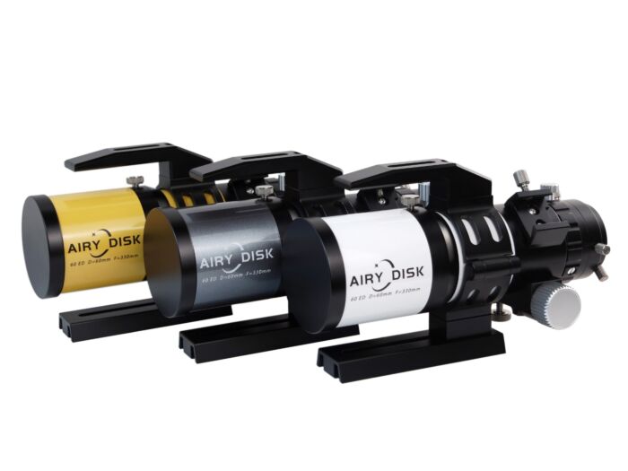 Airy Disk APO 60mm f/5.5 ED Apochromatic Refractor Telescope - White | Premium Astrophotography & Stargazing Equipment for Celestial Observation