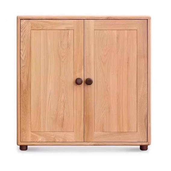 Solid Oak Wood Modern Nordic Kids Dresser - 5-Drawer Storage Cabinet for Nursery, Bedroom & Playroom Organization