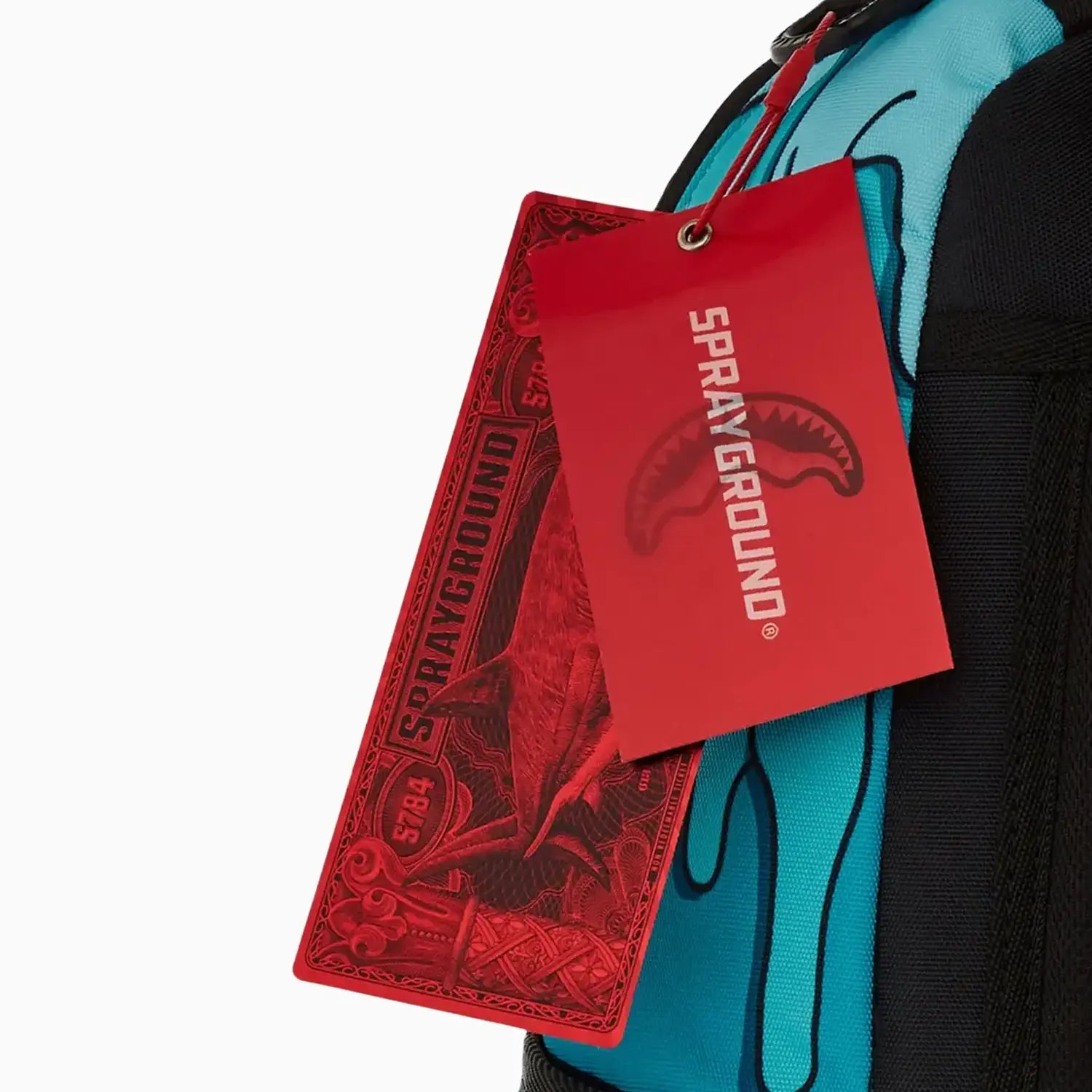 Jorge Rodriguez Blue Dripz Backpack - Waterproof Travel Backpack for Men & Women, Durable Laptop Backpack with USB Charging Port - Perfect for School, Work, Hiking & Outdoor Adventures