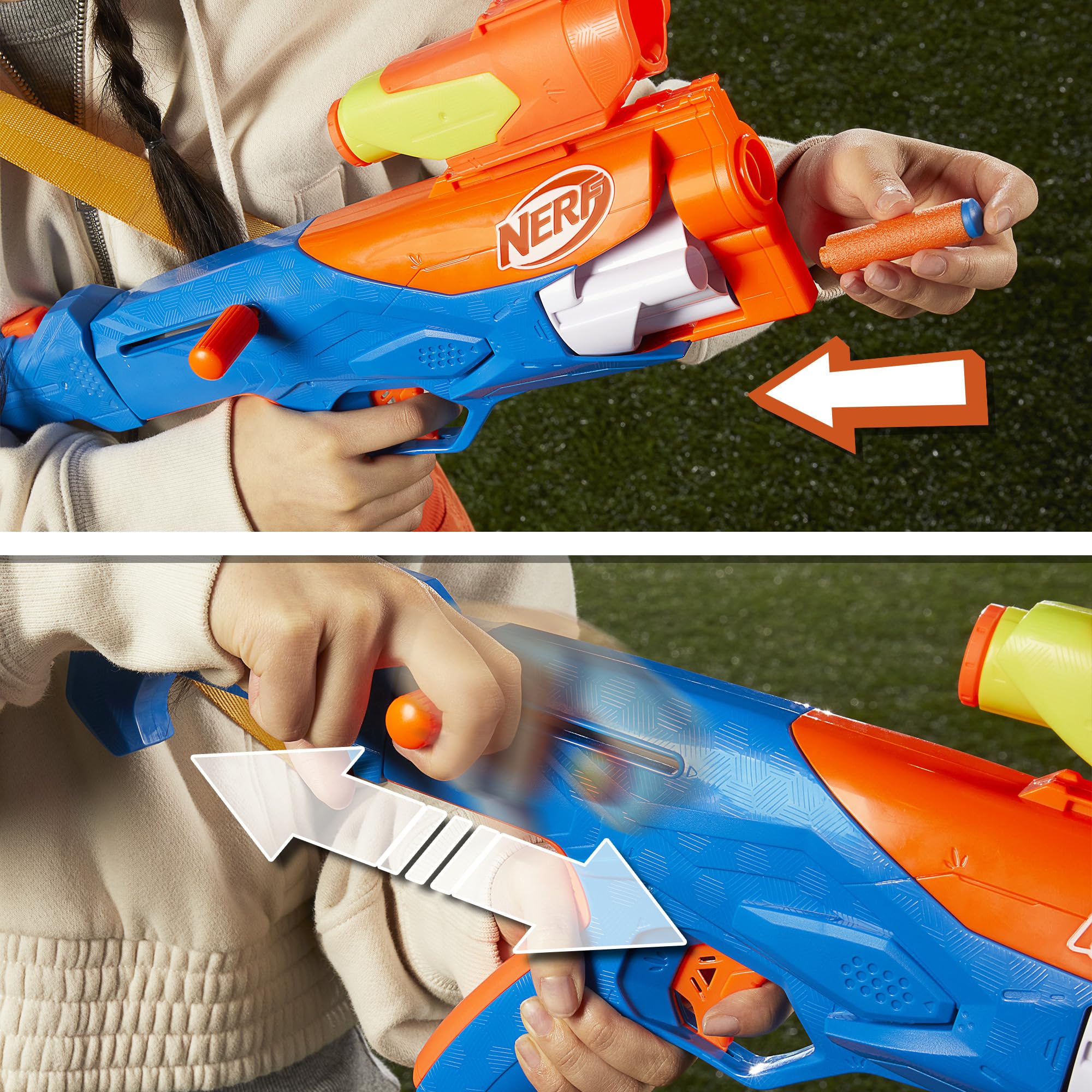 NERF N Series Gear Up Pack - 3X Blasters with 18 N1 Darts | Compatible with N Series Blasters Only | Perfect Gift for Kids Ages 8+ | Outdoor & Backyard Games | Birthday Party & Team Play Fun
