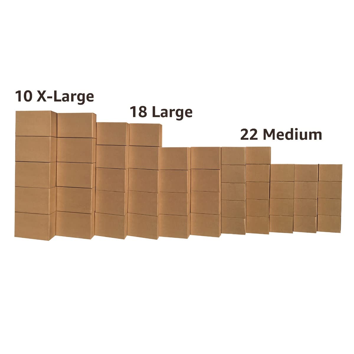 UBOXES 5 Room Moving Kit - 50 Large Moving Boxes with $94 Worth of Moving Supplies | Perfect for Home Relocation, Apartment Moving & Storage Organization