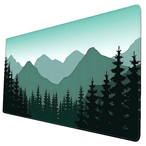 Misty Forest Mountains Landscape