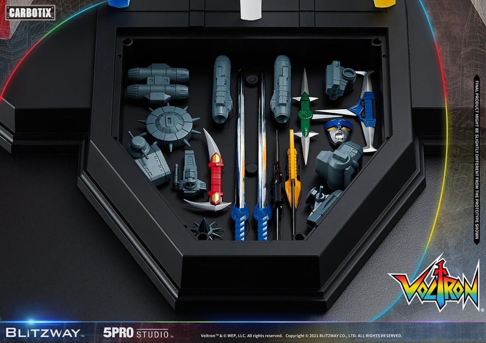 Blitzway Voltron: Defender of the Universe Carbotix Series Collectible Action Figure - Perfect for Display, Anime Fans & Sci-Fi Collectors