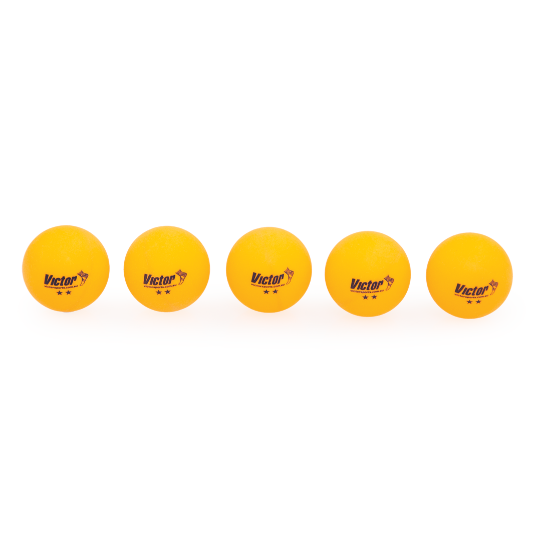 Victor Table Tennis Balls - 60-Pack Premium Competition Ping Pong Balls | Perfect for Tournaments, Training & Home Recreation