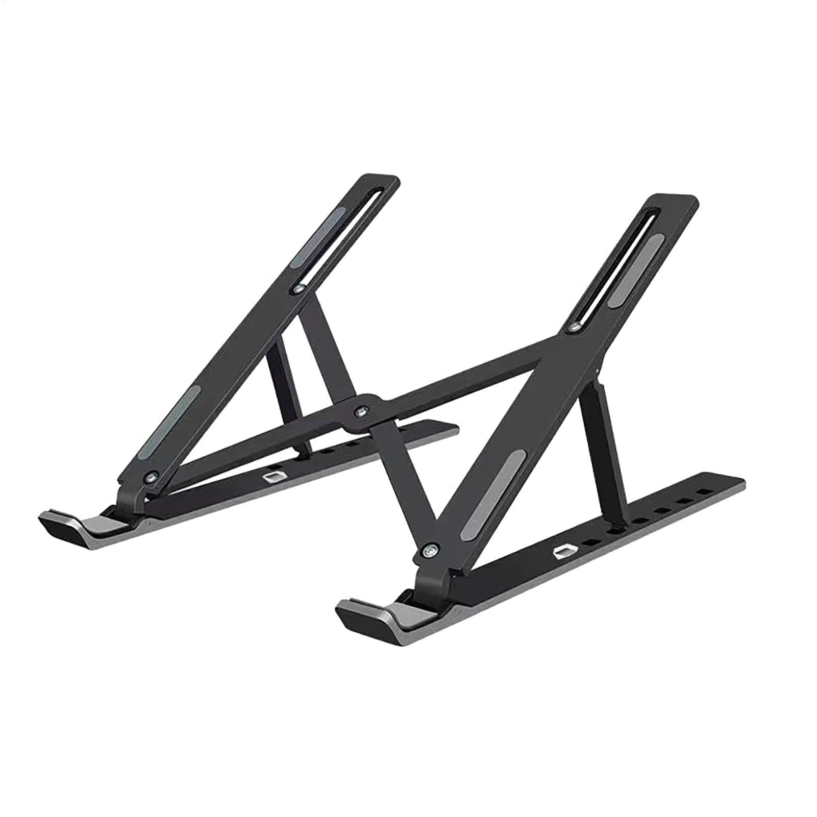 Adjustable Foldable Laptop Stand - Ergonomic Laptop Riser with Cooling Design | Portable Wireless Computer Stand, Non-Slip Notebook Holder for MacBook, iPad, Surface Pro | Perfect for Home Office, Gaming & Travel Use