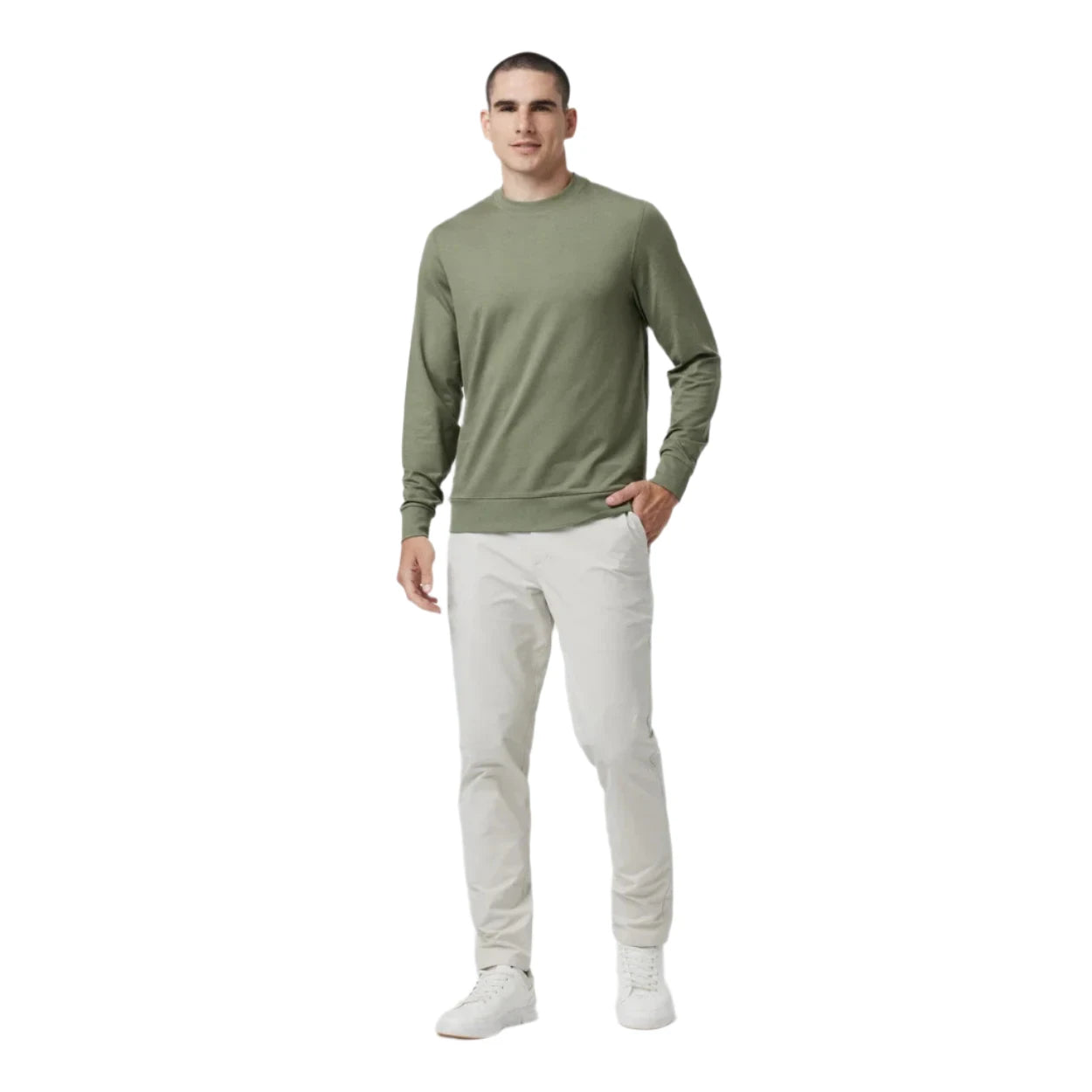 Men's Ponto Performance Crew Neck T-Shirt - Moisture Wicking, Breathable & Quick Dry for Workout, Running & Gym